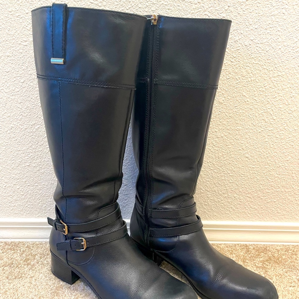Black Leather Boots
